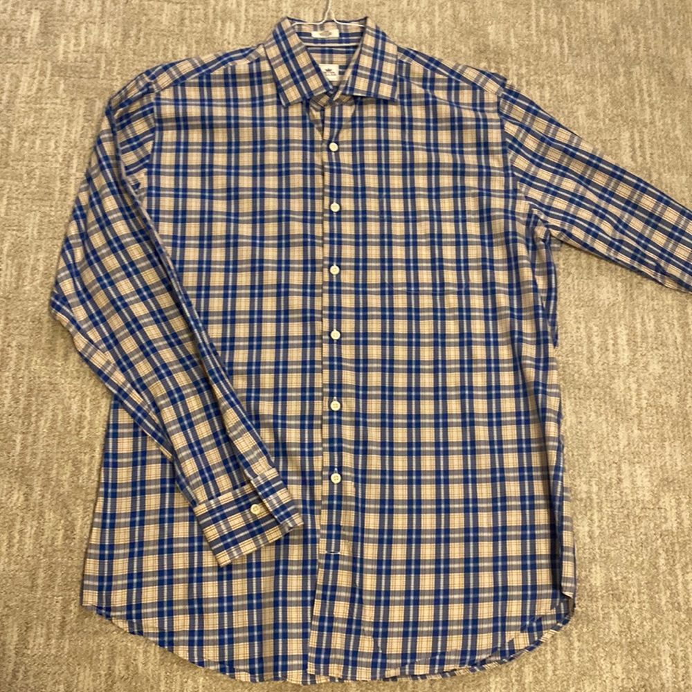 Peter Millar dress shirt sz large